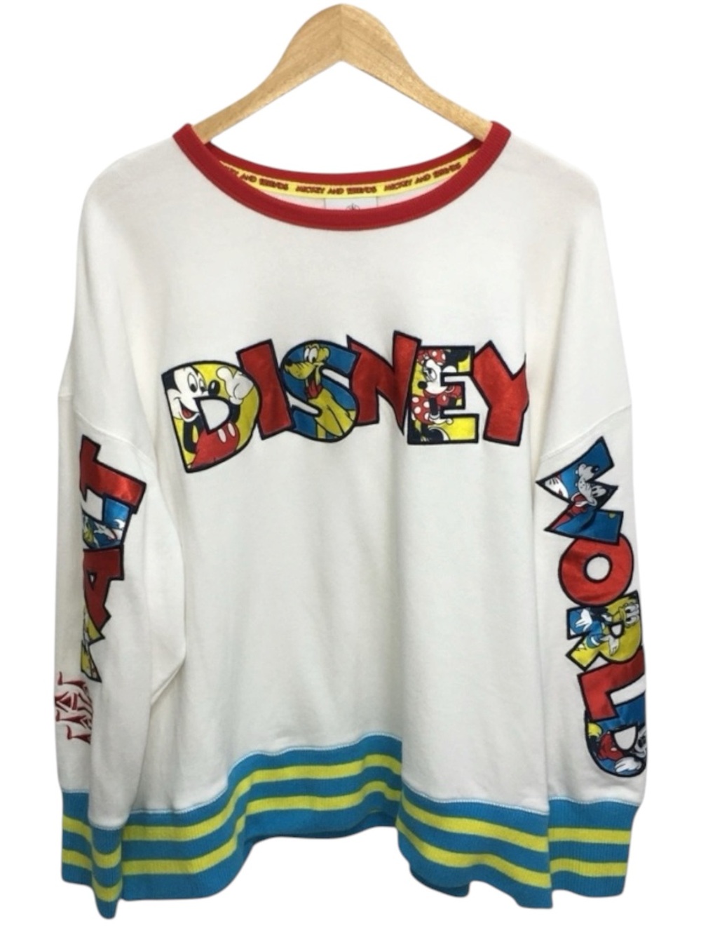 Walt Disney World Mickey & Friends Colorful Sweatshirt - Women’s 2X